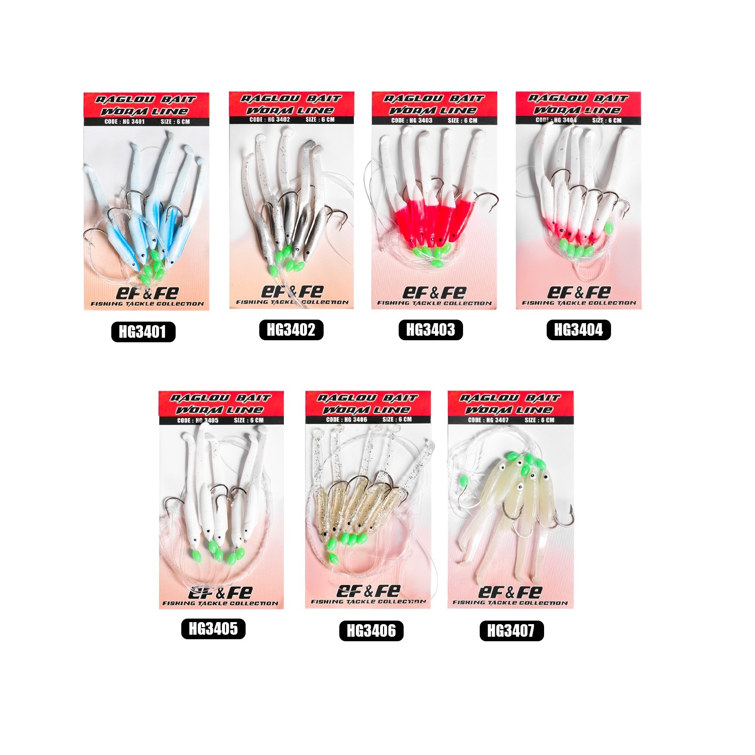 5 İğneli Effe 3 cm Silikon Çapari Takımı